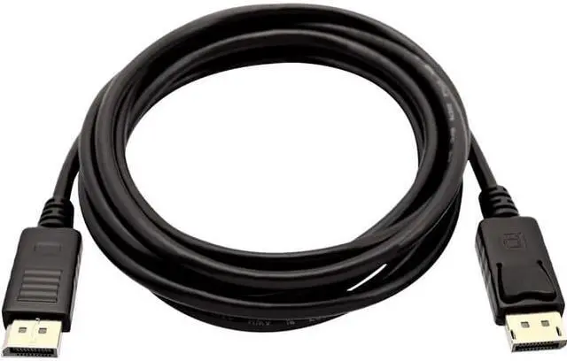 Alt view image 2 of 4 - V7 V7DP2DP-03M-BLK-1N 3m M/M 4K DisplayPort Cable