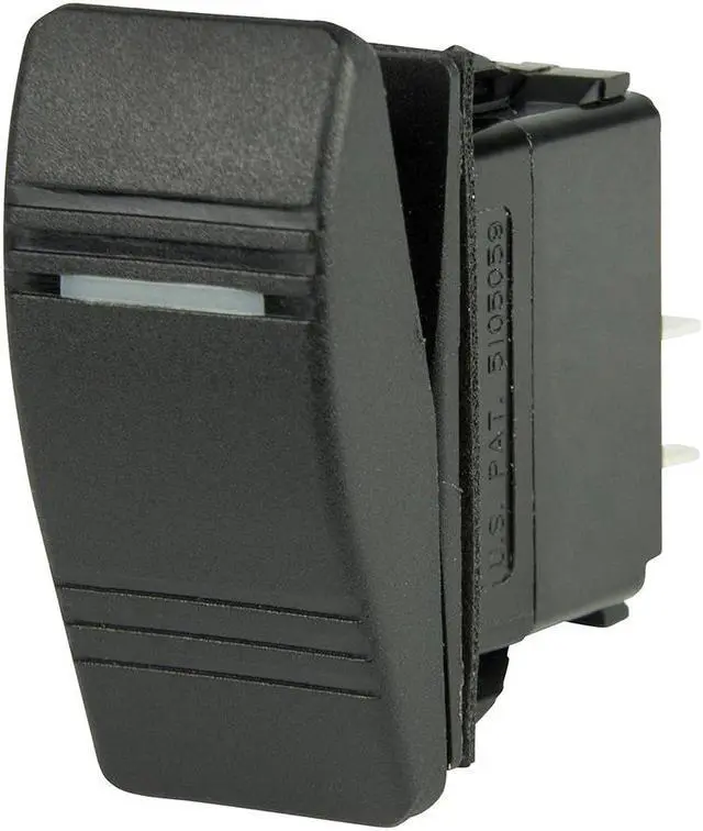 Alt view image 6 of 7 - BEP DPST Contura Switch - 1-Amber LED - OFF/ON