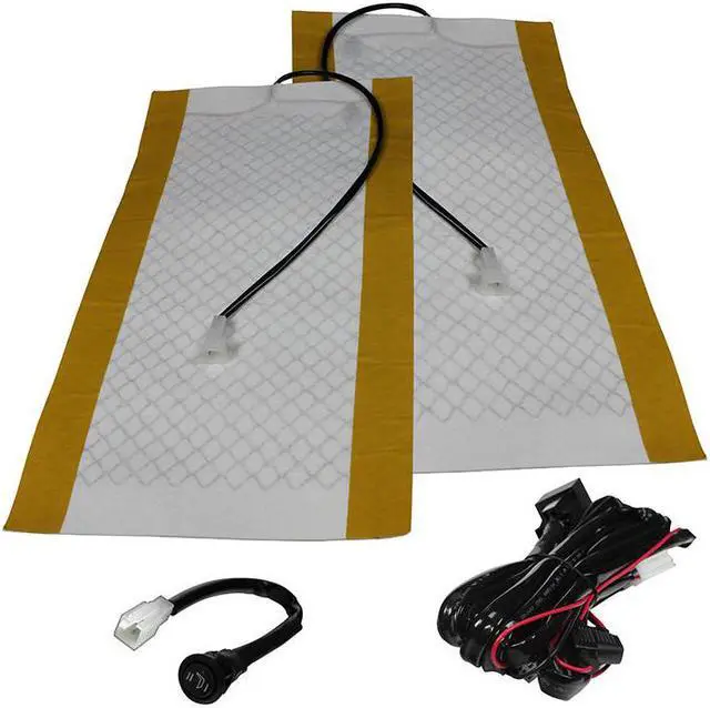 Alt view image 9 of 10 - Audiovox Seat heater for either cloth or leather seats