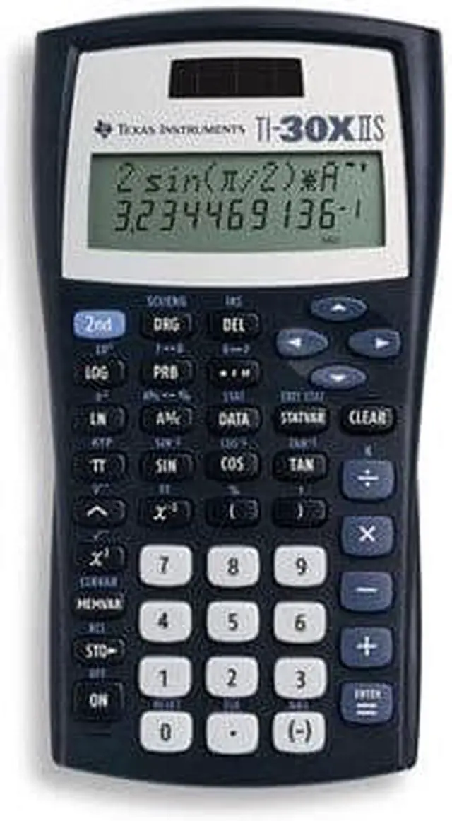 Alt view image 5 of 15 - Texas Instruments TI-30X IIS Scientific Calculator - 2 Line(s) - LCD - Battery/Solar Powered