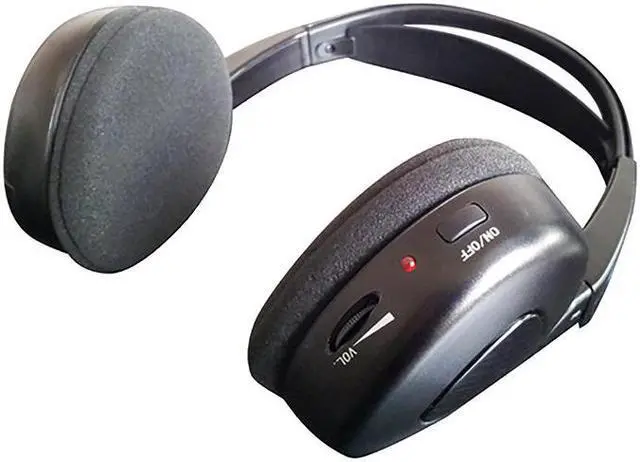 Alt view image 9 of 13 - Audiovox Dual channel wireless fold flat headphones auto shut off MTGHP2CA