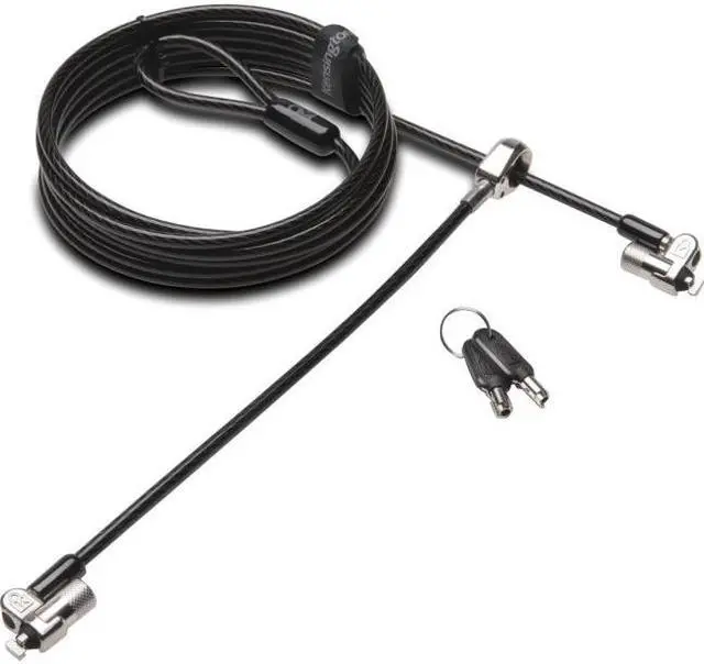 Alt view image 5 of 20 - Kensington Microsaver 2.0 Keyed Twin Laptop Lock