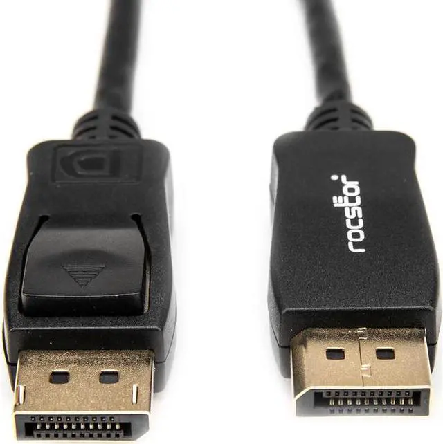 Alt view image 2 of 12 - Rocstor 12ft DisplayPort 1.2 Cable M/M - DP 4k
