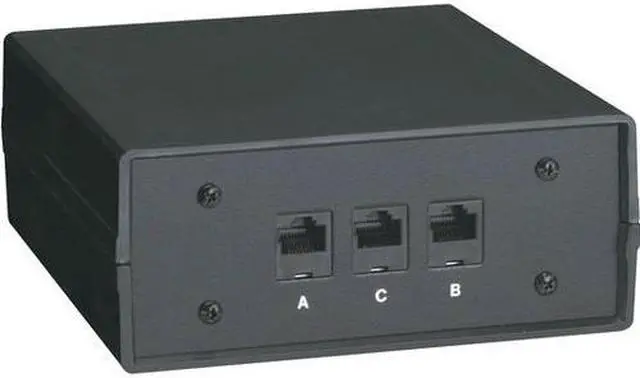 Alt view image 8 of 9 - Black Box 100-Mbps ABC Manual Switch