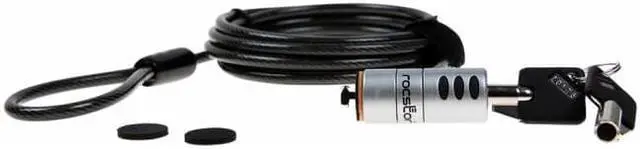 Alt view image 5 of 6 - Rocstor Rocbolt Portable Security Cable With Key Lock And (2) Keys