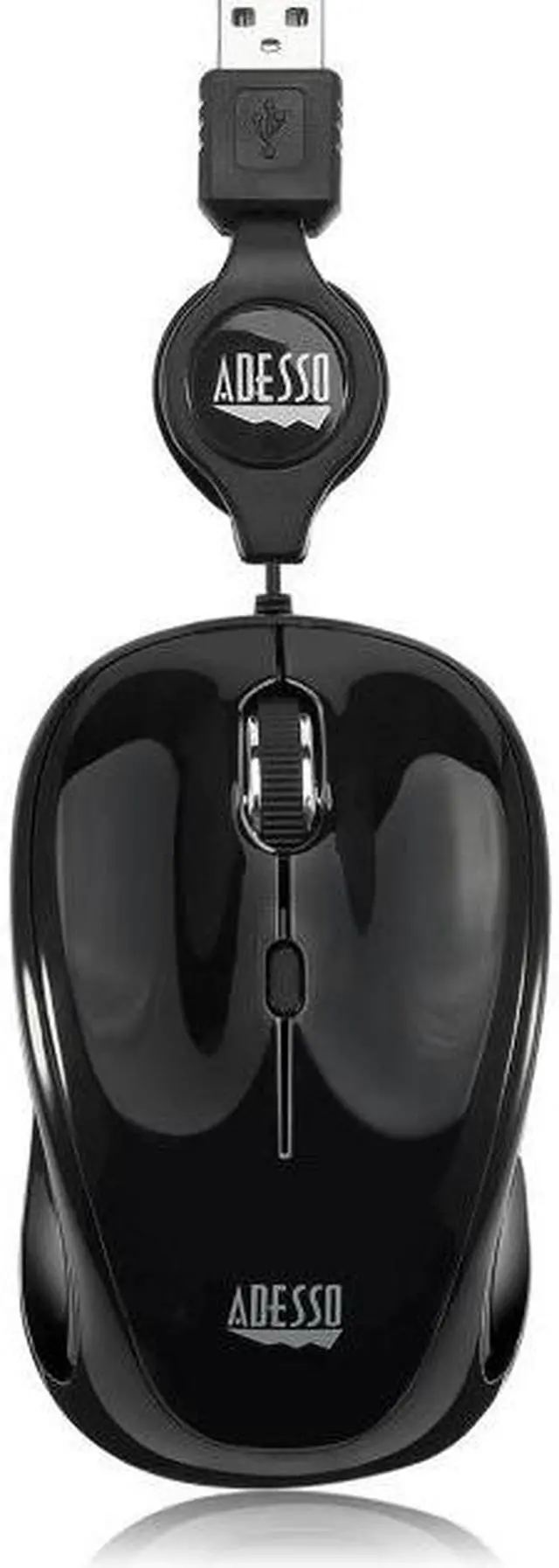 Alt view image 7 of 13 - Adesso iMouse S8B - USB Illuminated Retractable Mini Mouse