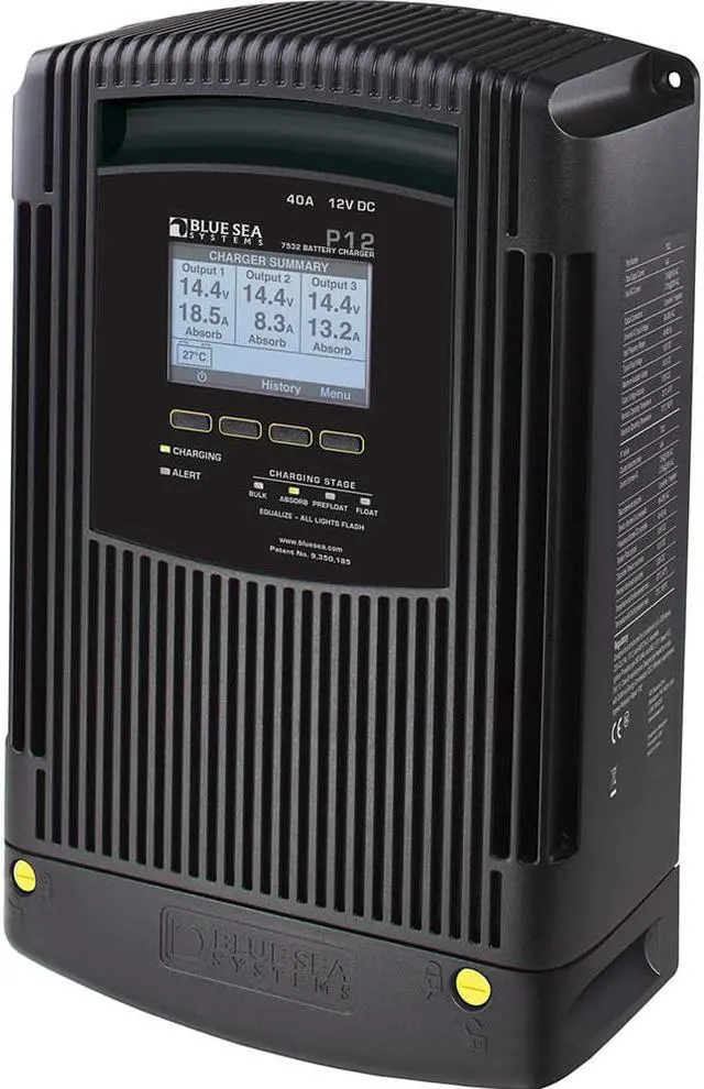 Main image of BLUE SEA 7532 P12 GEN 2 BATTERY CHARGER 40 AMP 3 BANK