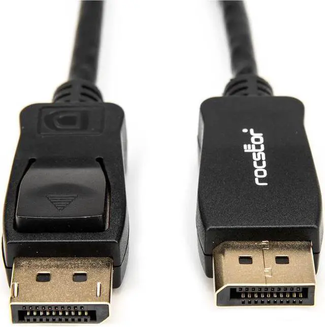 Alt view image 2 of 17 - Rocstor 10ft DisplayPort 1.2 Cable M/M - DP 4k