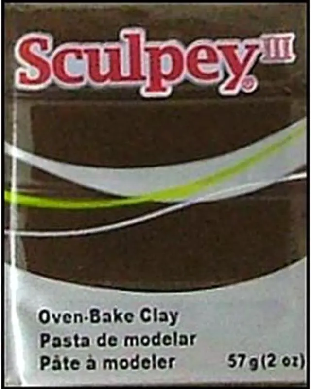Alt view image 4 of 4 - Sculpey III Polymer Clay 2oz-Suede Brown