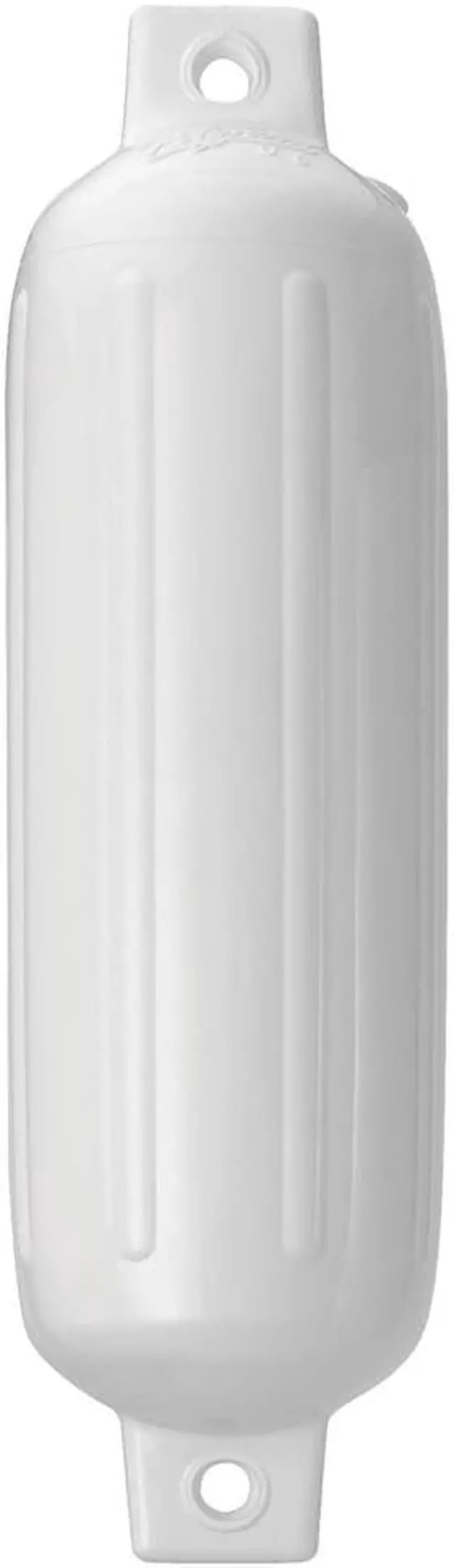 Alt view image 2 of 8 - Polyform G - 3 Twin Eye Fender 5.5 x 20 - White with Air Adaptor - G-3-WHITE