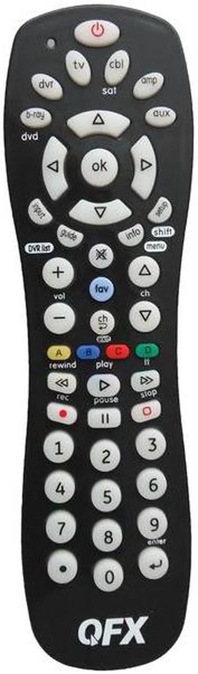 Alt view image 2 of 3 - QFX REM-6 6 IN 1 UNIVERSAL REMOTE CONTROL