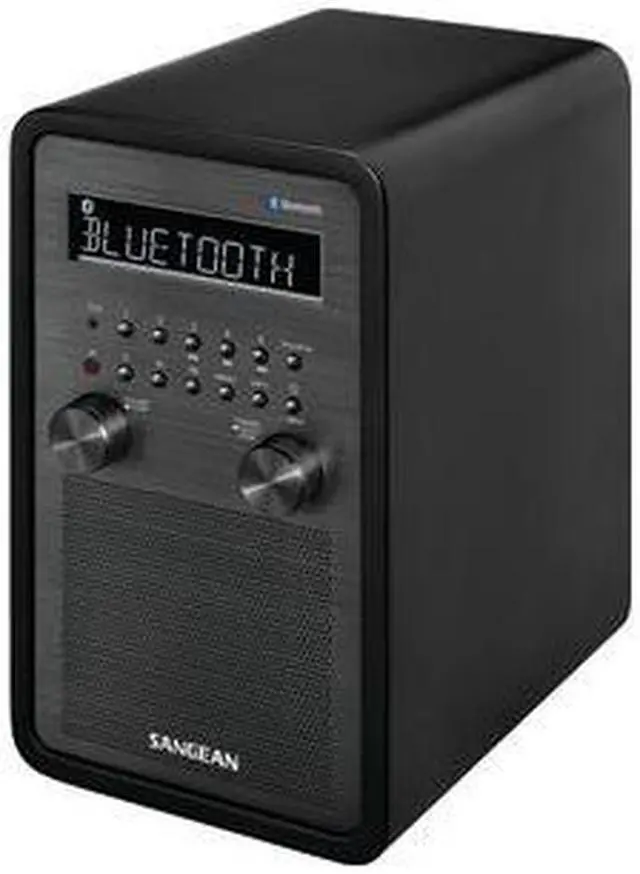 Alt view image 5 of 8 - Sangean AM FM BT Table Top Radio Black WR-50