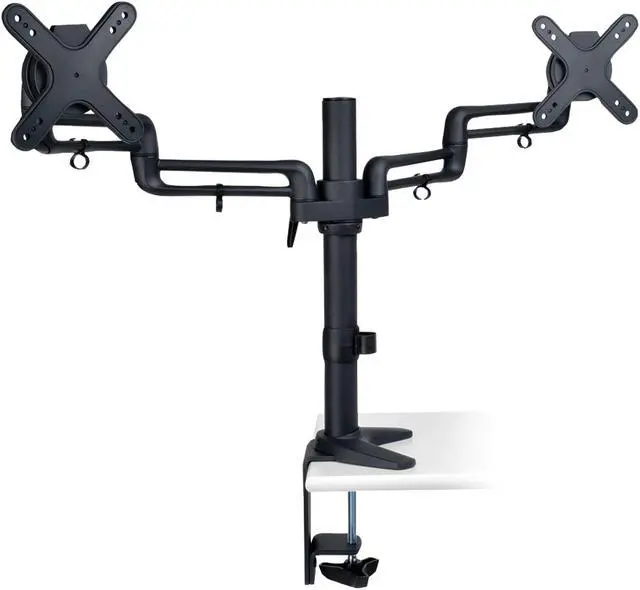 Alt view image 12 of 16 - TRIPP LITE DDR1327SDFC Black 13" - 27" Dual Full-Motion Flex Arm Desk Clamp for Flat-Screen Displays