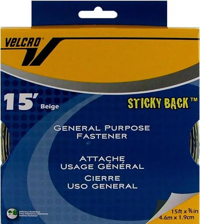 Alt view image 13 of 19 - Velcro Sticky-Back Hook and Loop Fastener Tape with Dispenser 3/4 x 15 ft. Roll