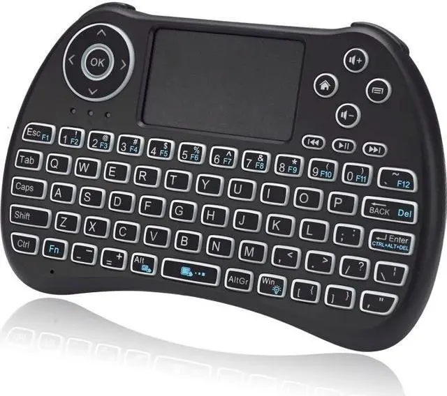 Alt view image 14 of 20 - Adesso SlimTouch 4040 - Wireless Illuminated Keyboard with Built-in Touchpad