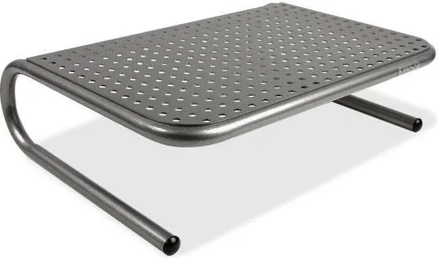 Alt view image 17 of 20 - Allsop Metal Art Jr. Monitor Stand 14-Inch Wide Platform - Pearl Black (30165)