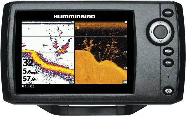 Alt view image 11 of 15 - Humminbird Helix 5 DI G2 DualBeam sonar Plus Fishfinder w/ Transducer 410200-1