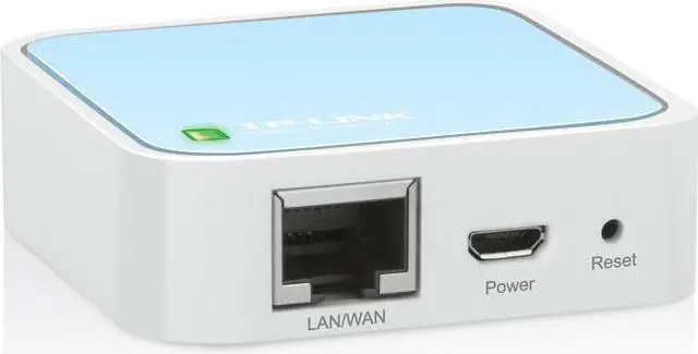 Alt view image 4 of 4 - TP-LINK USA CORPORATION TL-WR802N N300 POCKET AP ROUTER,  2.4GHZ, 802.11N/G/B, 1 ETHERNET PORT, 1 MICRO USB PORT