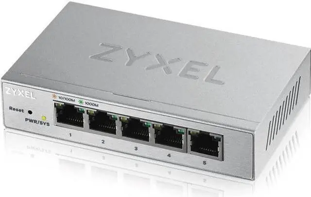 Main image of Zyxel 5-Port Gigabit Ethernet Web Managed Switch, GS1200-5