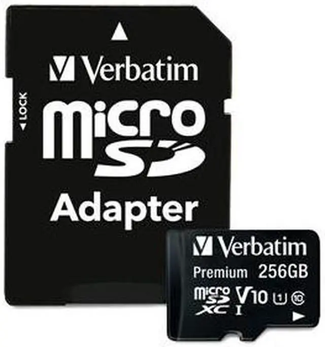 Alt view image 5 of 11 - VERBATIM VER70364 256GB Prem SDXC  Memory CL10
