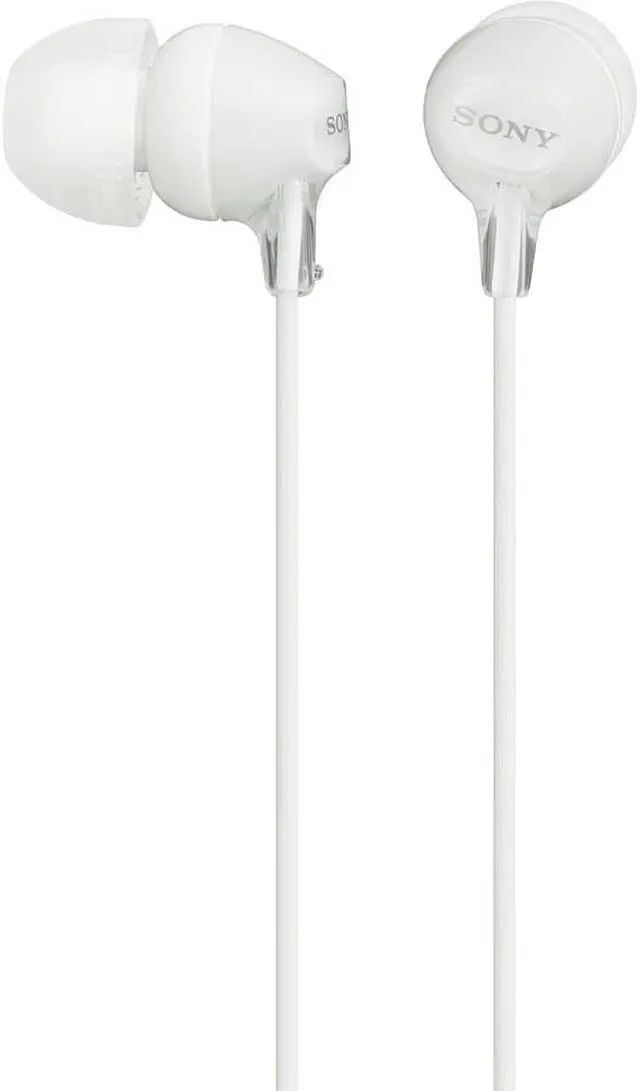 Alt view image 7 of 13 - Sony Fashion Color EX Series Earbuds - Stereo - Mini-phone - Wired - White