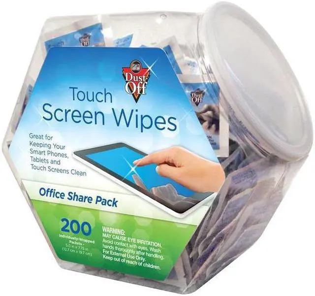 Alt view image 2 of 8 - Monitor Wipes--Office Share Pack, 5 X 6, 200 Individual Foil Packets