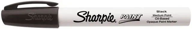 Alt view image 3 of 6 - Sharpie Permanent Paint Marker Medium Point Black 35549