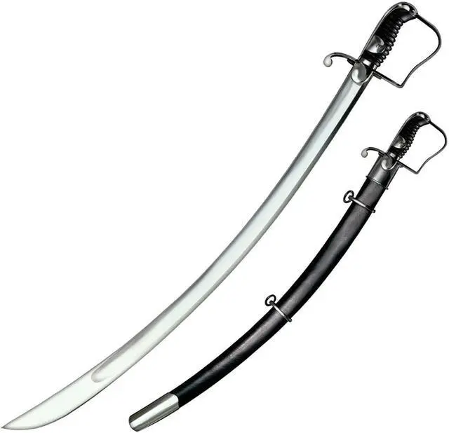 Alt view image 12 of 16 - COLDSTEEL 88S Cold Steel 1796 Light Cavalry Saber (Leather Scabbard)
