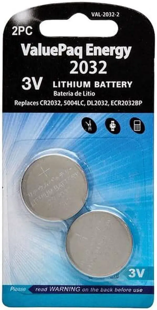 Alt view image 2 of 4 - Dantona[r] Val-2032-2 Valuepaq Energy 2032 Lithium Coin Cell Batteries, 2 Pk