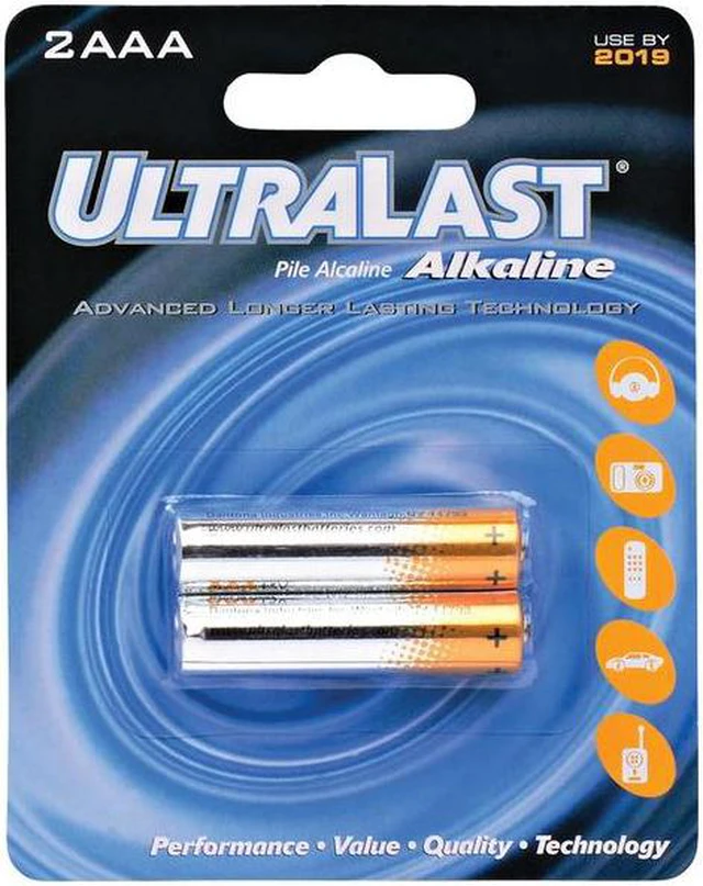Main image of Ultralast ULA2AAA ULA2AAA AAA Alkaline Batteries, 2 pk