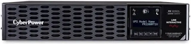Alt view image 13 of 20 - CYBERPOWER SYSTEMS (USA), INC. PR2200RT2U SINE WAVE, 2U RACK/TOWER, 8 X NEMA 5-20R, NEMA L5-30P W/10FT CORD, USB, SERI