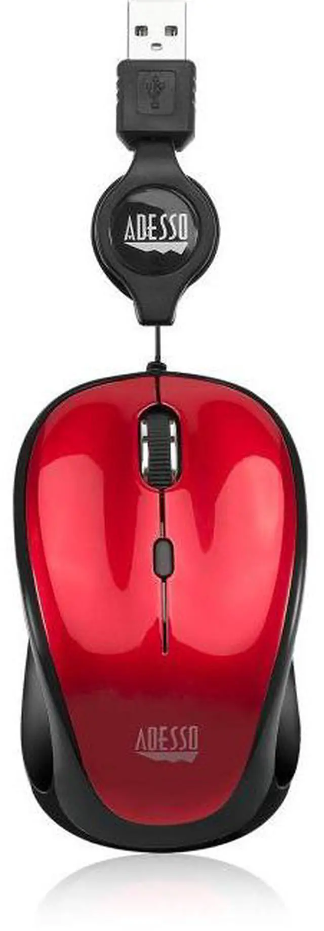 Alt view image 11 of 16 - Adesso iMouse S8R - USB Illuminated Retractable Mini Mouse