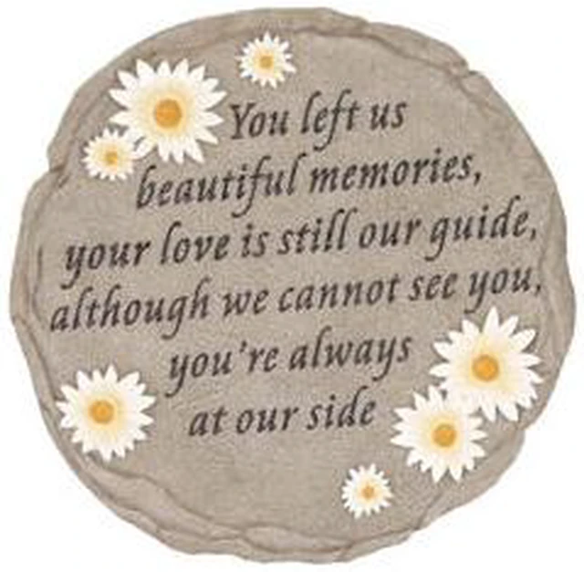 Alt view image 3 of 6 - SPOONTIQUES 13003 BEAUTIFUL MEMORIES STEPPING STONE