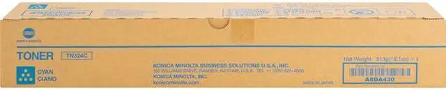 Alt view image 2 of 2 - Konica Minolta TN324C Cyan Toner