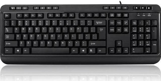 Alt view image 7 of 14 - ADESSO AKB-132HB ADESSO DESKTOP MULTIMEDIA USB KEYBOARD WITH BUILTIN 3 PORTS USB HUB CONVENIENT