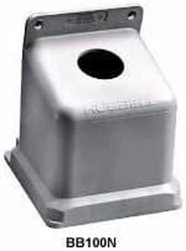 Alt view image 2 of 6 - HUBBELL BB100N 15 DEGREE NON-METALLIC BACK BOX FOR 100A