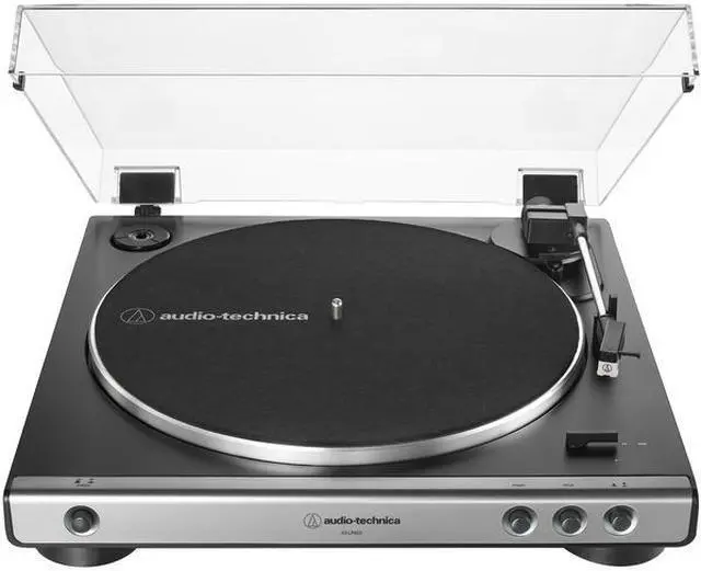 Alt view image 5 of 20 - Audio Technica Fully Automatic Belt-Drive Turntable - Gun Metal