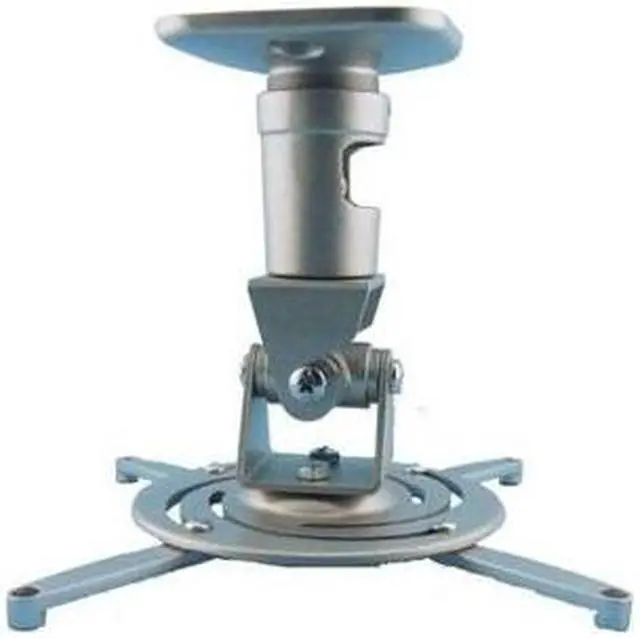 Alt view image 4 of 5 - Amer Mounts Universal Celing Projector Mount Supports Up To 30 lbs - Silver