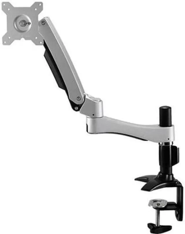 Alt view image 4 of 11 - Amer Mounts Long Articulating Monitor Arm with Clamp Base for 15"-26" Displays