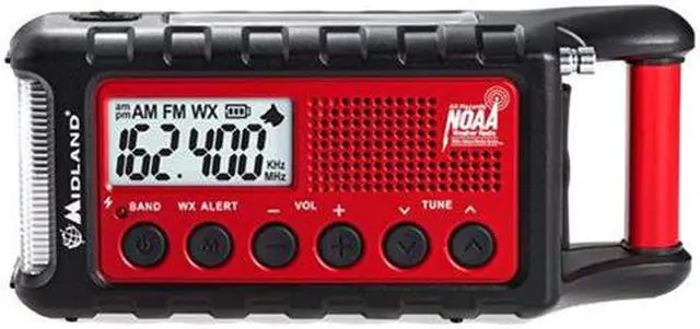Alt view image 13 of 14 - Midland ER310 Portable Emergency Crank Weather Radio w/ AM/FM/Weather Alert