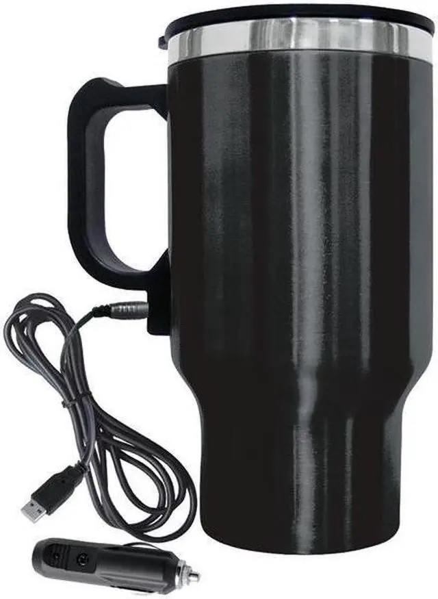 Alt view image 3 of 12 - BRENTWOOD CMB 16C Electric Coffee Mug with Wire Car Plug
