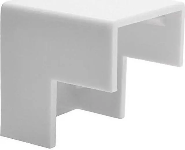 Alt view image 9 of 12 - Tripp Lite N080-C25-OC-WH Raceway Outside Corner Connector, 20 Pack, White