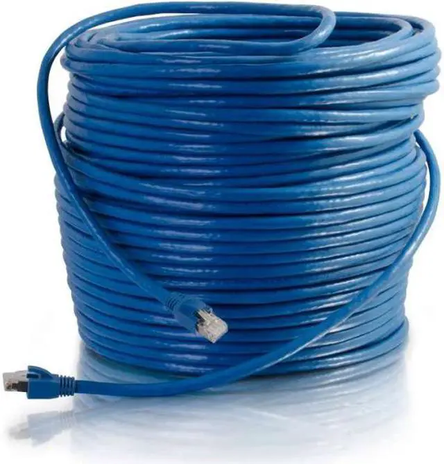 Main image of C2G 43167 50FT CAT6 SNAGLESS SOLID SHIELDED ETHERNET NETWORK PATCH CABLE - BLUE