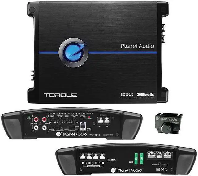 Alt view image 8 of 13 - Planet Audio TR3000.1D 3000-Watt Mono Class D 1 Ohm Stable Car Audio Amplifier