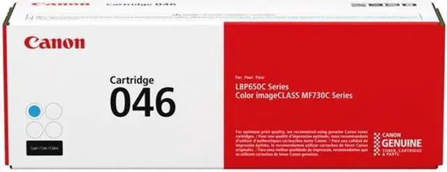 Alt view image 2 of 12 - Canon 046 High Yield Toner Cartridge - Cyan