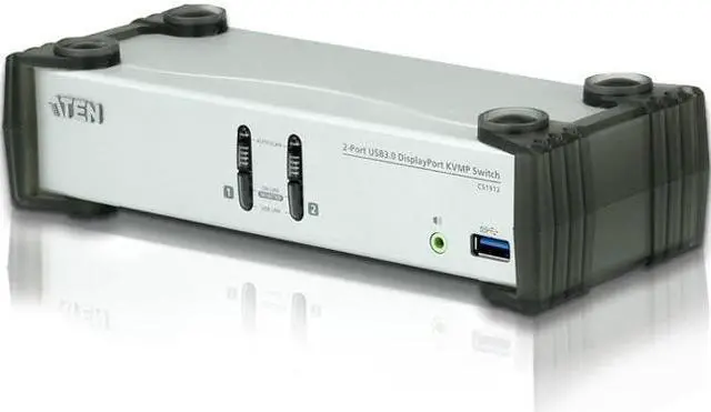 Alt view image 2 of 3 - ATEN CS1912 2-Port USB 3.0 DisplayPort KVMP Switch