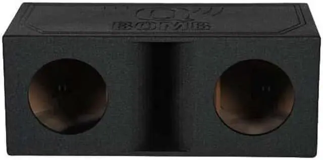 Alt view image 4 of 5 - QPOWER QBOMB10HP Qpower QBOMB Dual 10 Ported HP (Horn Ported) Enclosure