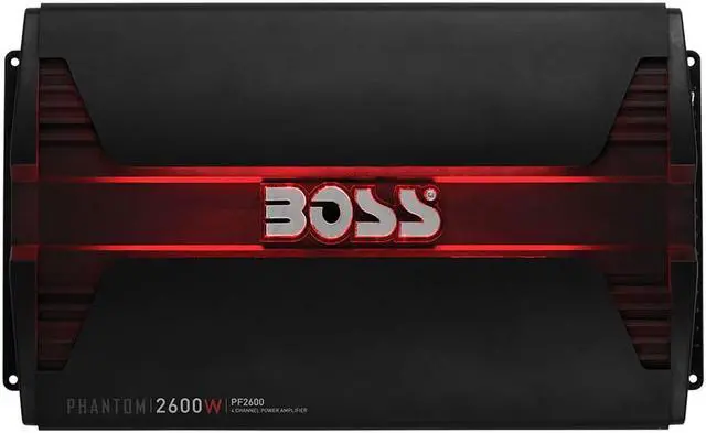 Alt view image 9 of 11 - Boss Audio PF2600 2600W 4 Channel Car Audio Amplifier Power LED Amp+Remote