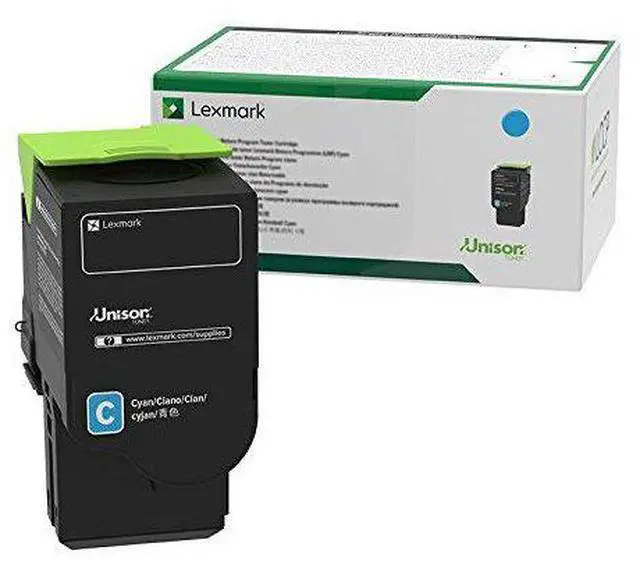 Alt view image 4 of 4 - Lexmark C240X20 3500 Page Extra High Yield Unison Original Cyan Toner Cartridge