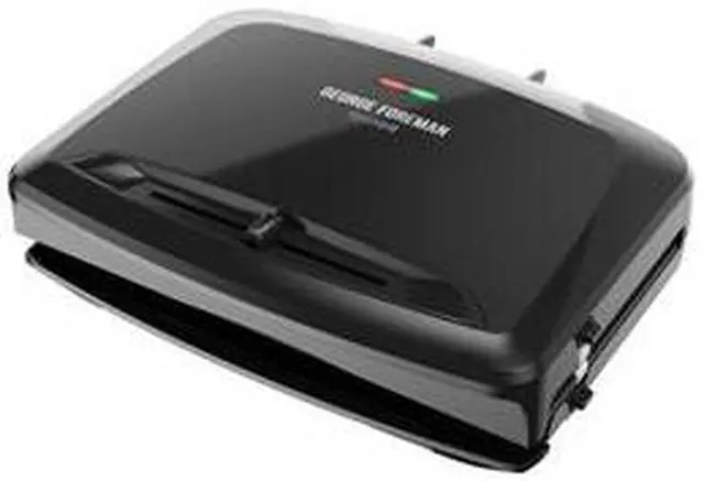 Alt view image 2 of 2 - George Foreman 5-Serving Rapid Grill w/ Removable Plates - Black